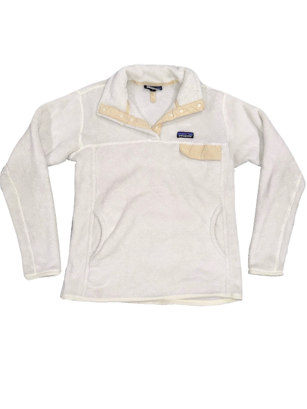 Patagonia Re-Tool Snap-T Pullover Fleece Sweatshirt Size L Polartec Outdoors